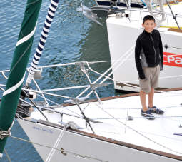 sur le pont à Jersey