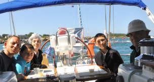 Déjeuner à Chausey